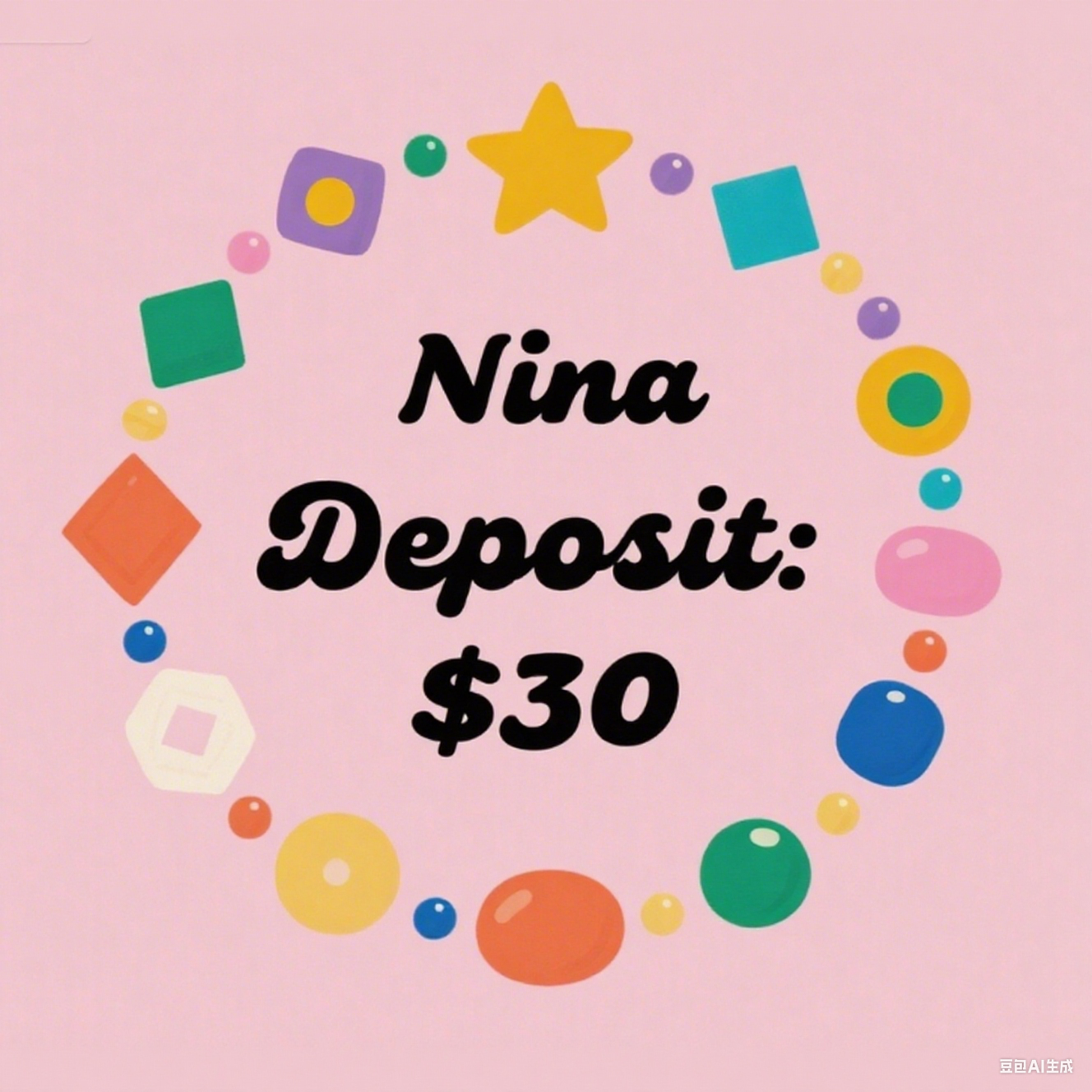 Deposit for Beads