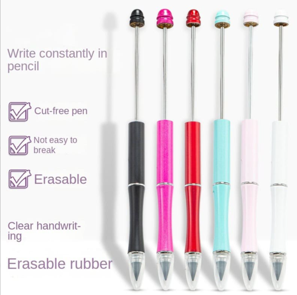 Beadable Metal Pencil Premium Quality Refillable DIY Infinity Pencil 1PC
