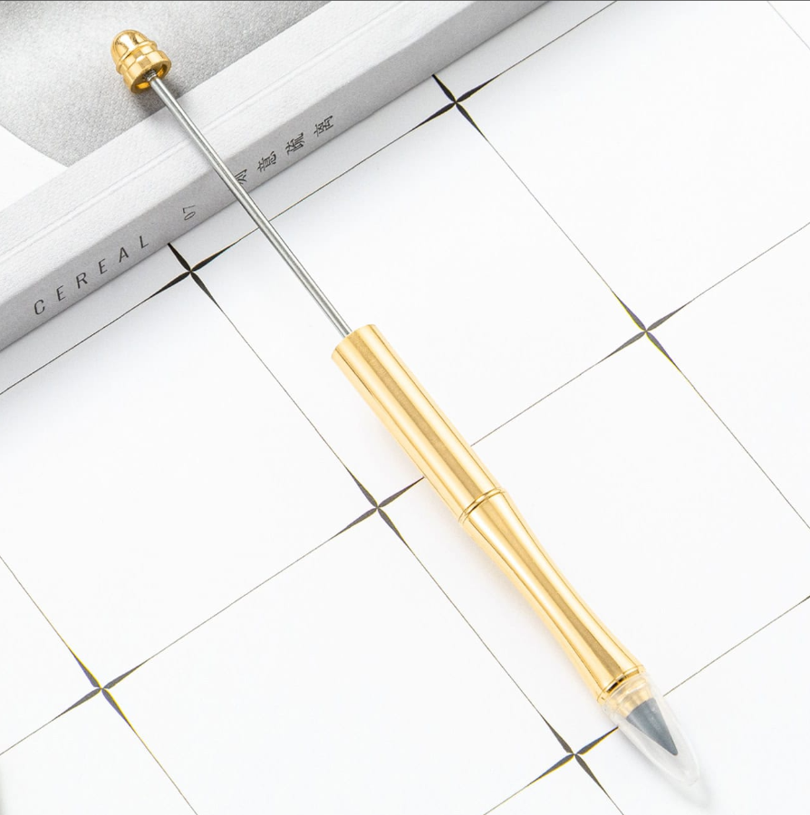Beadable Metal Pencil Premium Quality Refillable DIY Infinity Pencil 1PC